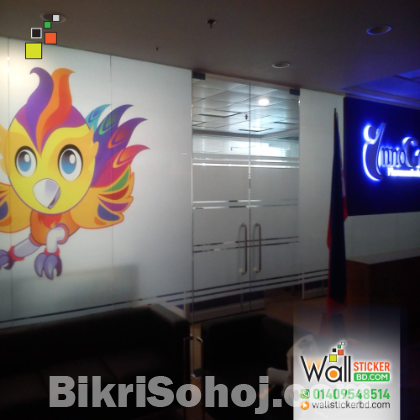 Best quality glass 3D sticker low price in bangladesh